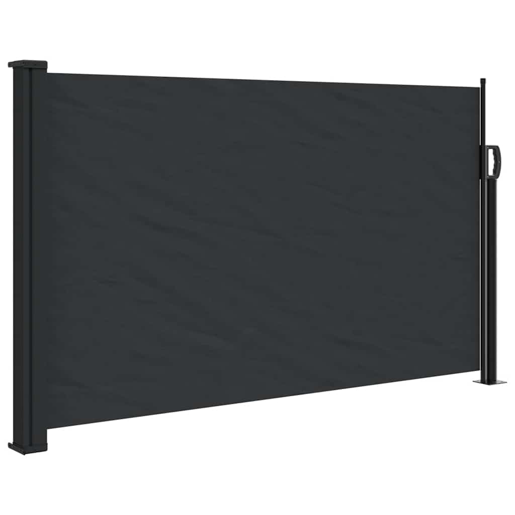 Maison Exclusive - Seitenmarkise Ausziehbar Schwarz 120x500 Cm