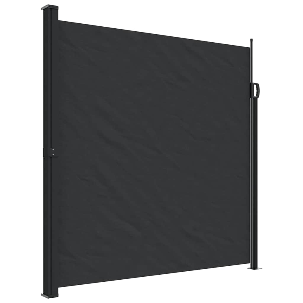 Maison Exclusive - Seitenmarkise Ausziehbar Schwarz 200x500 Cm