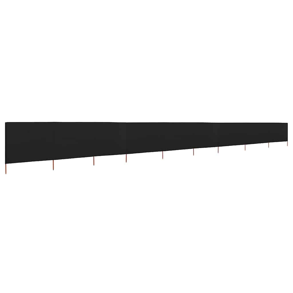 Maison Exclusive - 9-teiliges Windschutzgewebe 1200 X 80 Cm Schwa