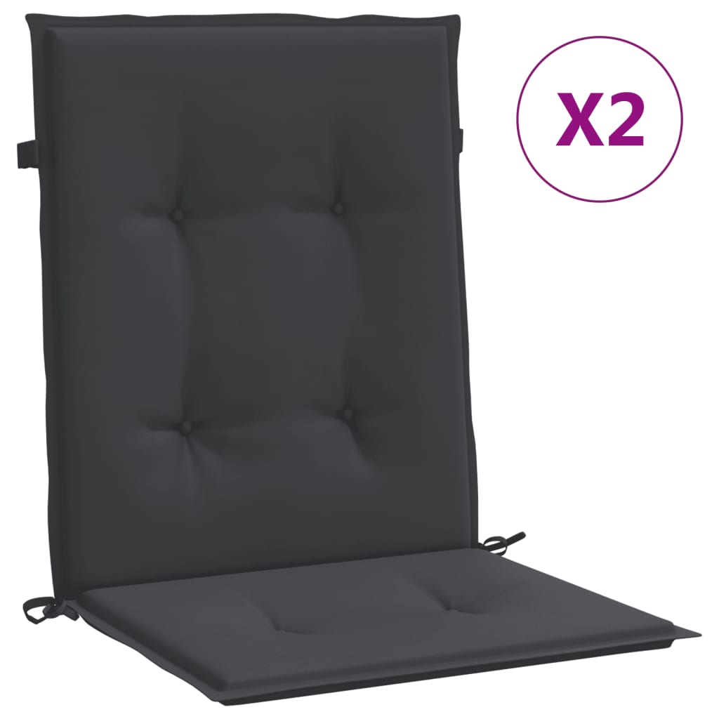 Maison Exclusive - Gartenstuhlauflagen Für Niedriglehner 2 Stk. S