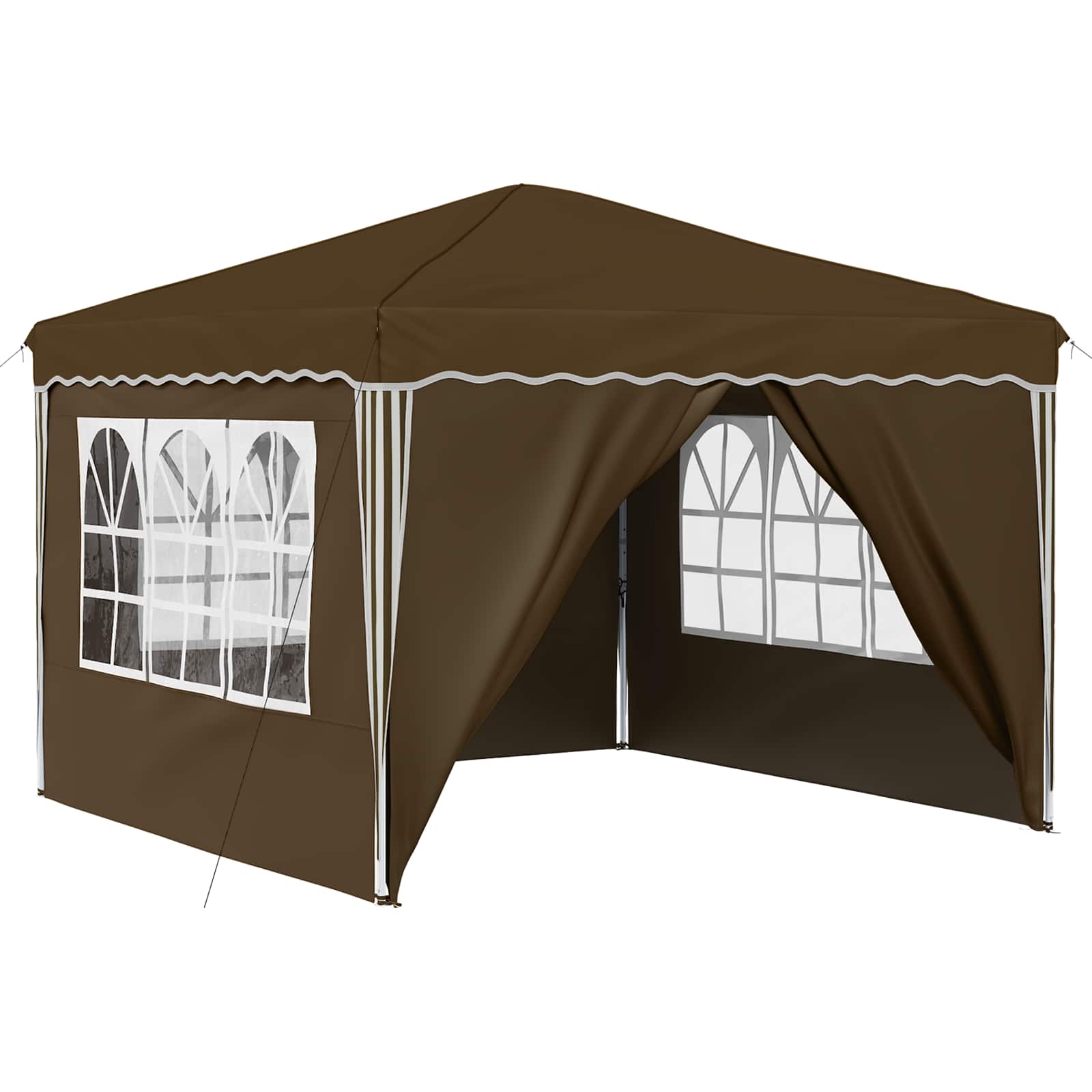 Maison Exclusive - Pop-up Partyzelt 288 X 288 X 245 Cm Taupe Oxfo