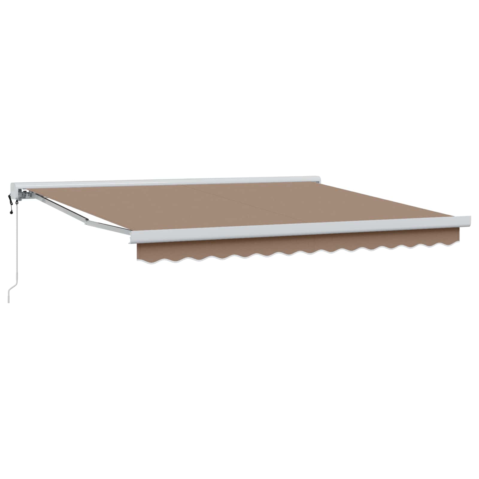 Maison Exclusive - Ausziehbare Markise Taupe 300 X 250 Cm Stoff U