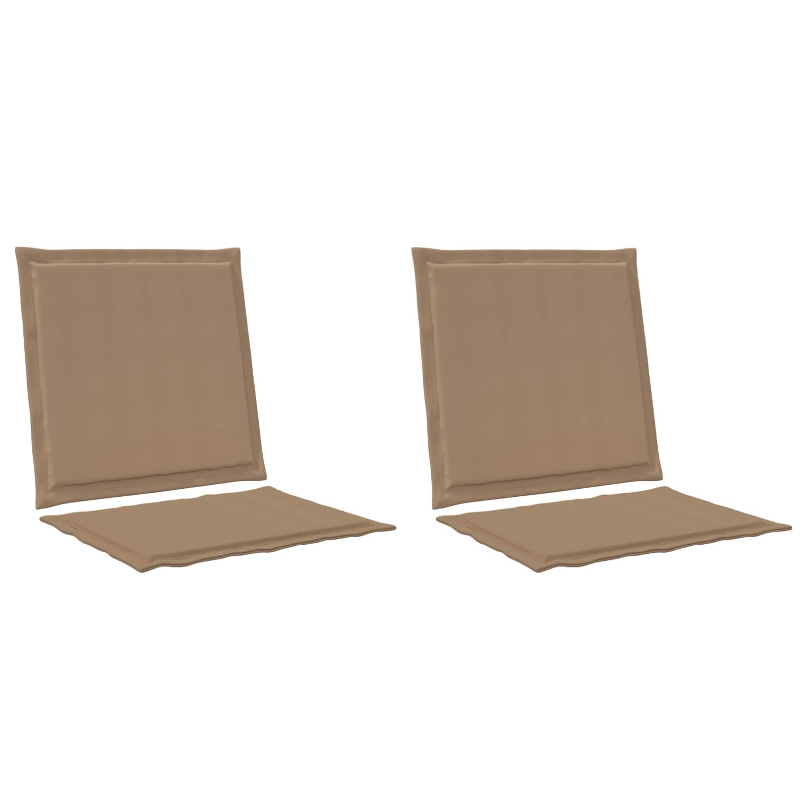 Maison Exclusive - Sitz- Und Rückenkissen Polyester Taupe 47 X 45