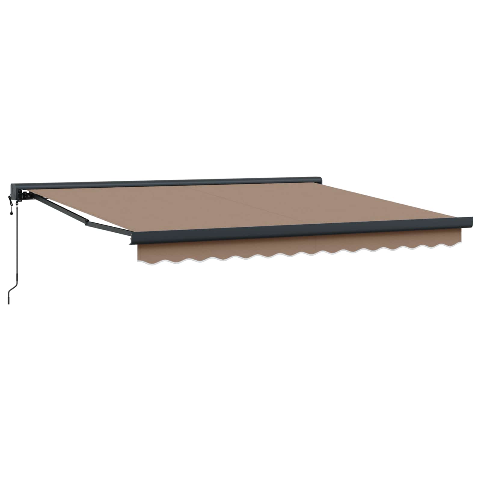 Maison Exclusive - Ausziehbare Markise Taupe 500 X 300 Cm Stoff U