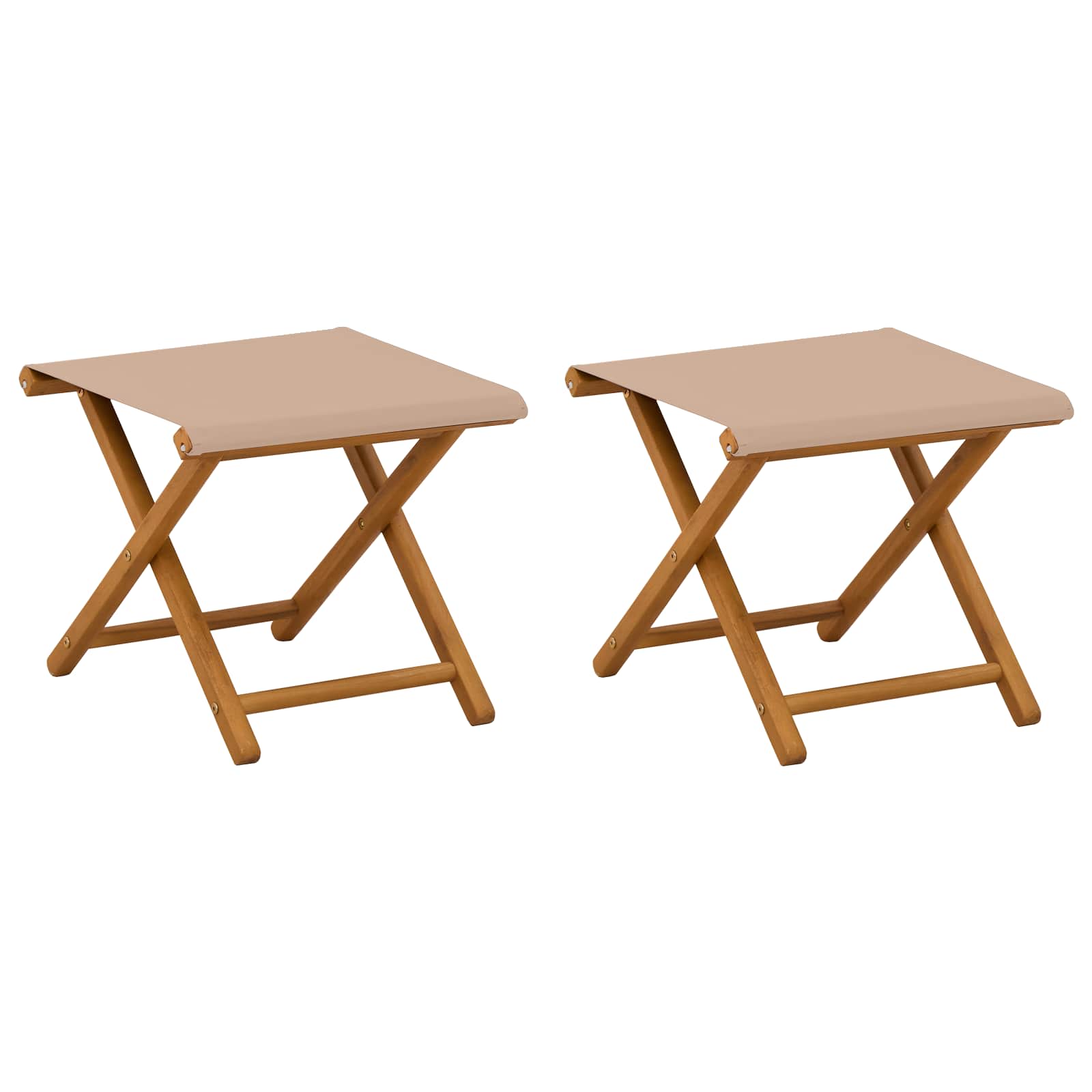 Maison Exclusive - Liegestuhl 2 Stk. Massives Eukalyptus Holz Tau