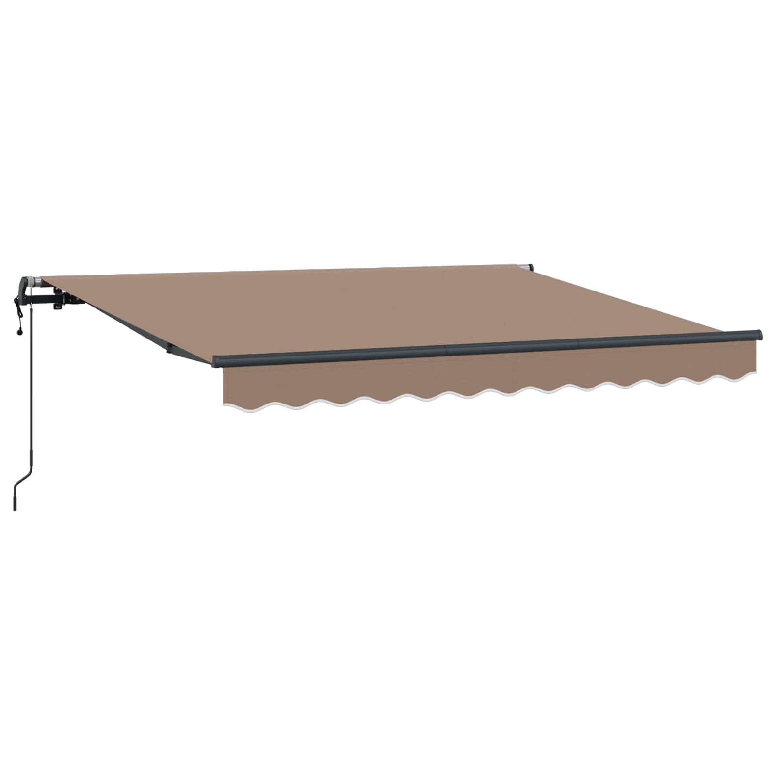 Maison Exclusive - Ausziehbare Markise Taupe 3,5 X 2 M Stoff