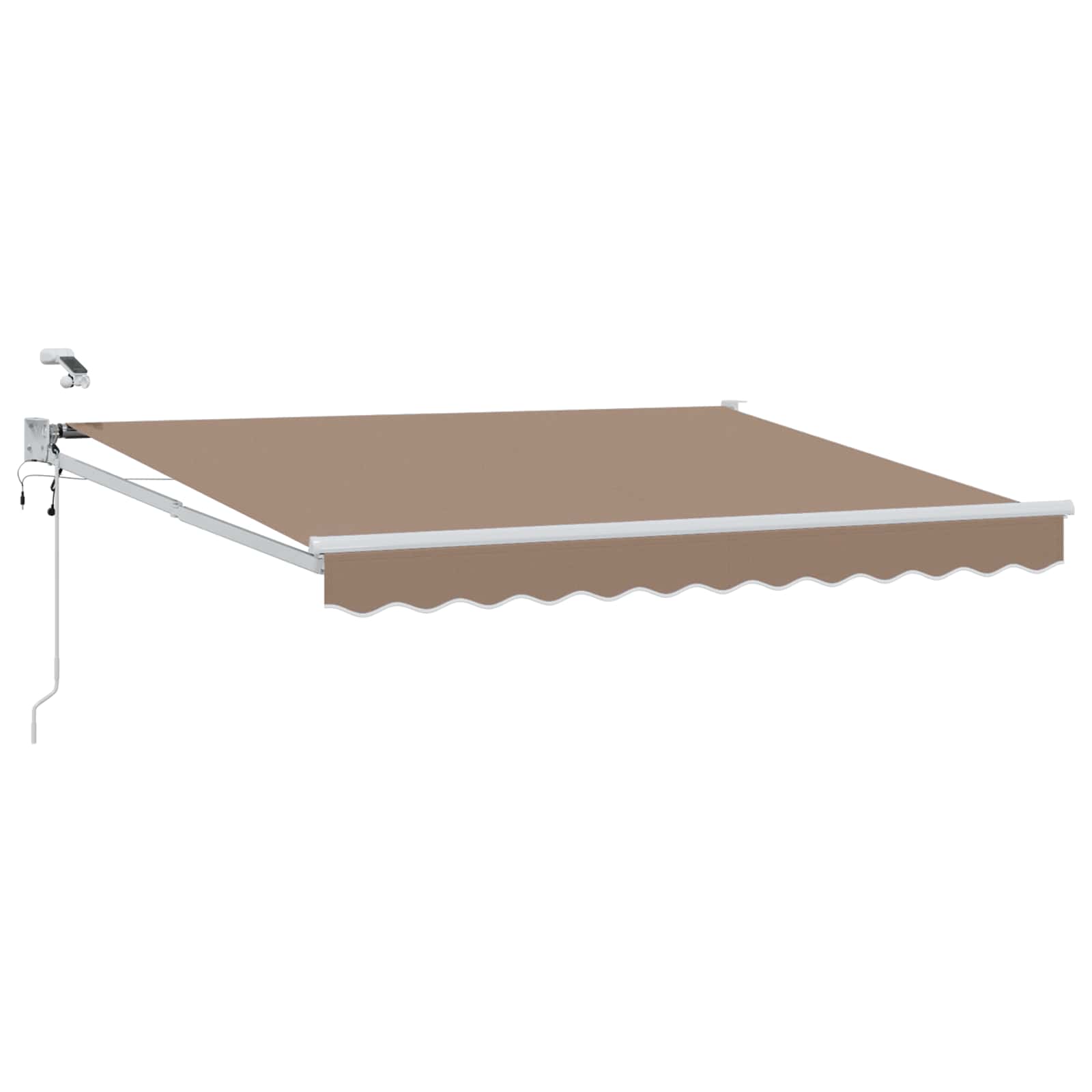 Maison Exclusive - Elektrische Ausziehbare Markise Taupe