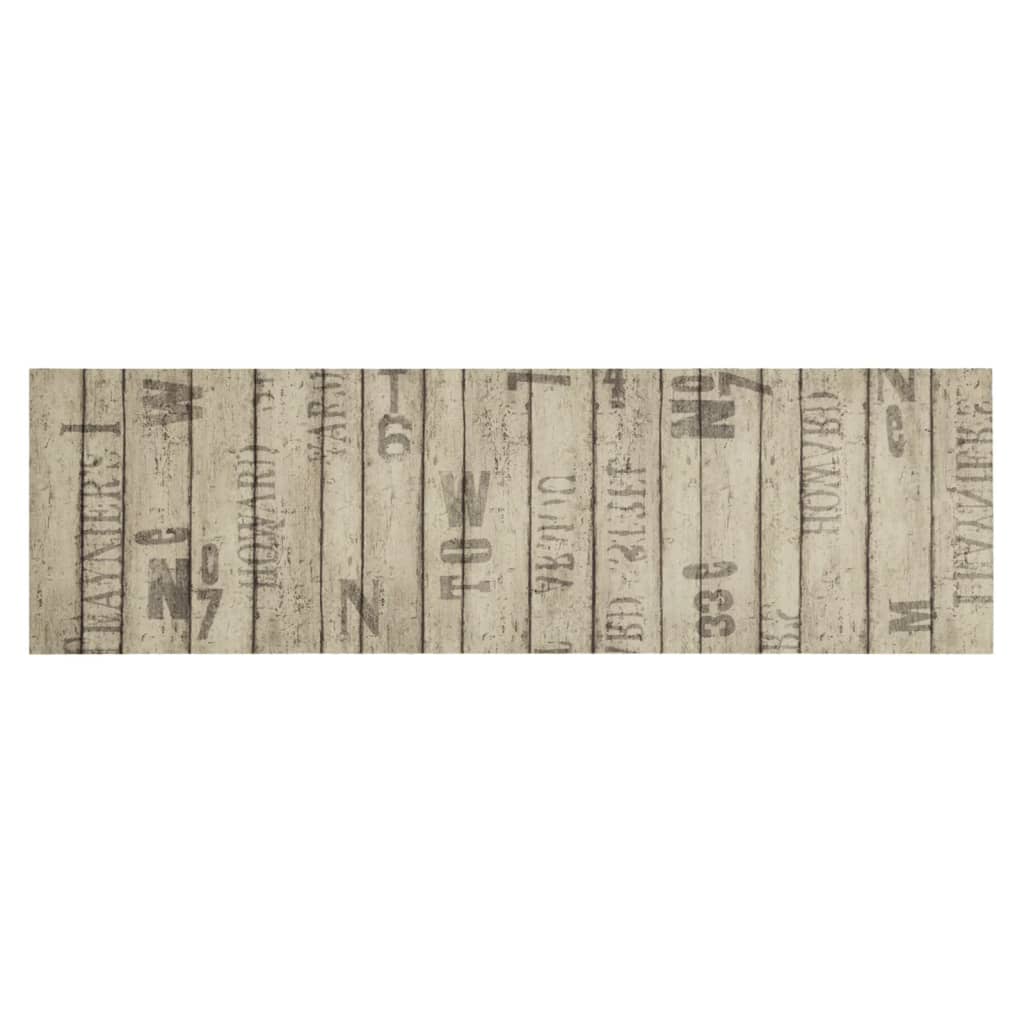 Maison Exclusive - Küchenteppich Waschbar Zaun 45x150 Cm Samt