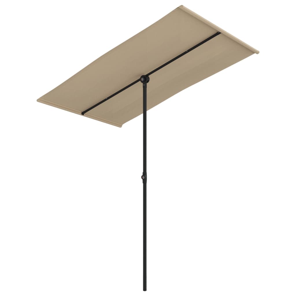 Maison Exclusive - Sonnenschirm Mit Aluminium-mast 180x110 Cm Tau