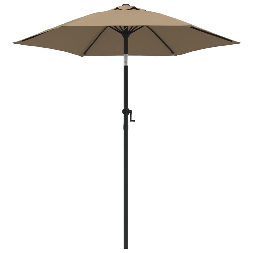 Maison Exclusive - Sonnenschirm Taupe 200 X 224 Cm Aluminium