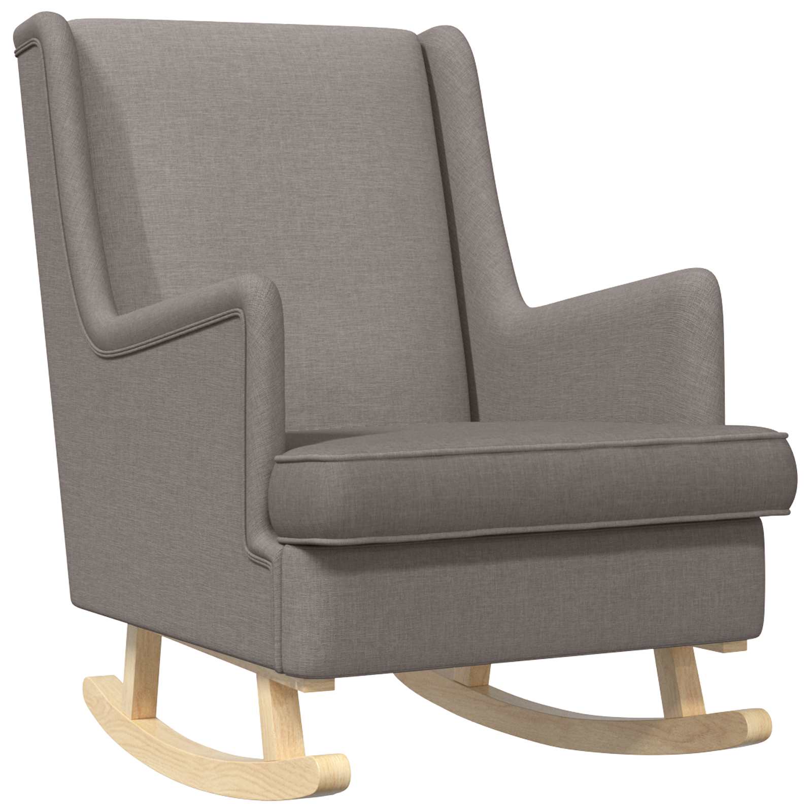 Maison Exclusive - Schaukelstuhl Taupe 62 X 80 X 85 Cm Stoff