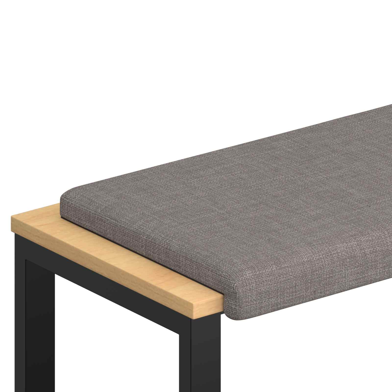Maison Exclusive - Bankkissen Stoff Taupe Tiefe 35 Cm