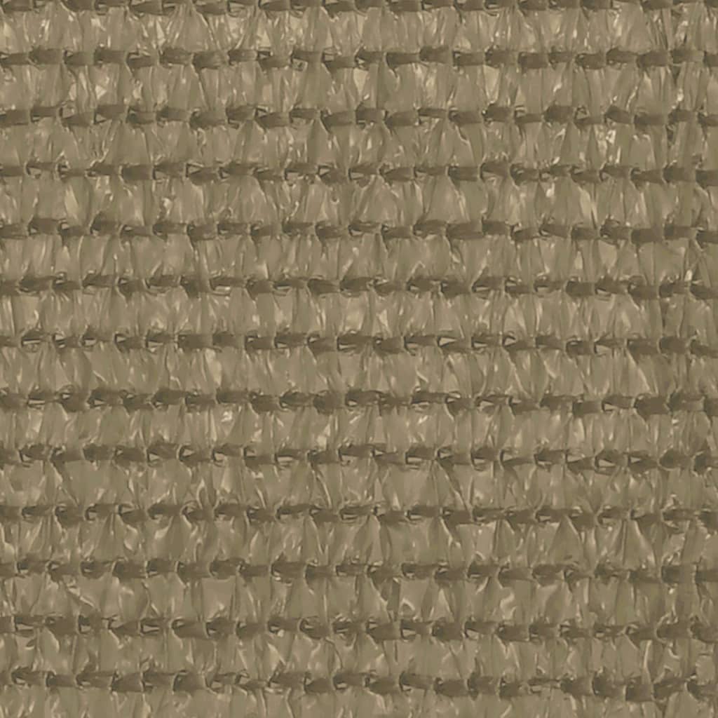 Maison Exclusive - Balkon-sichtschutz Taupe 120x600 Cm Hdpe
