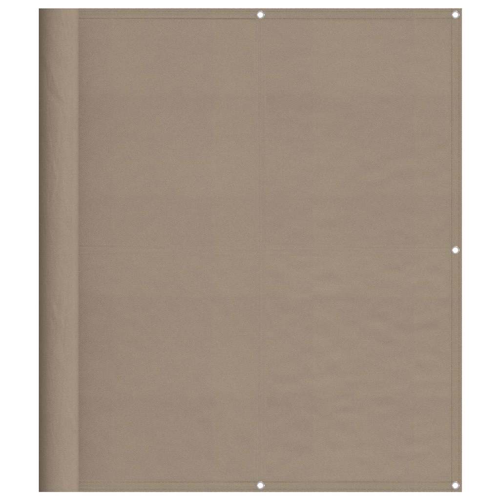 Maison Exclusive - Balkon-sichtschutz Taupe 120x800 Cm 100 % Poly