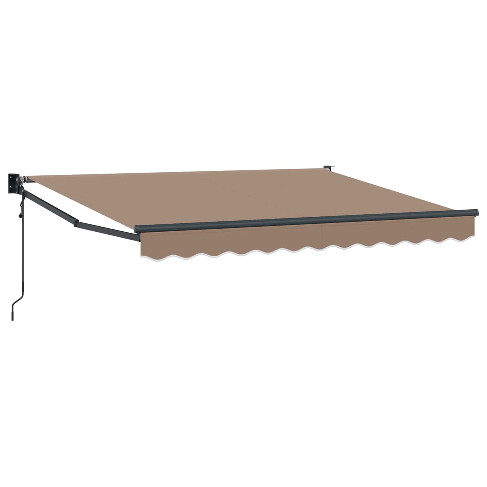 Maison Exclusive - Ausziehbare Markise Taupe 3,5 X 2 M Polyester
