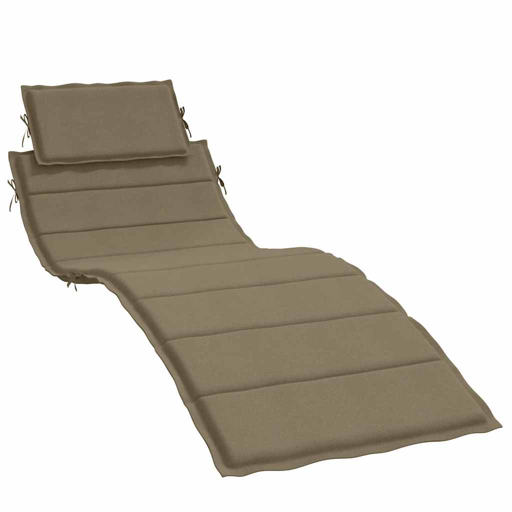 Maison Exclusive - Sonnenliegen-auflage Melange Taupe 186x58x4 Cm