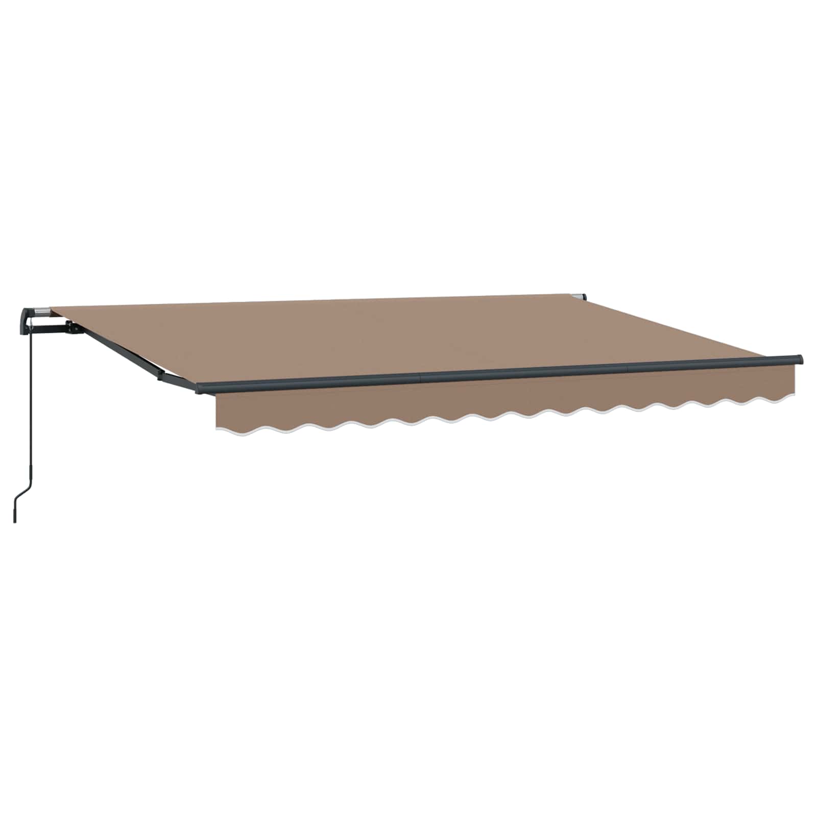 Maison Exclusive - Ausziehbare Markise Taupe 450 X 350 Cm Polyest