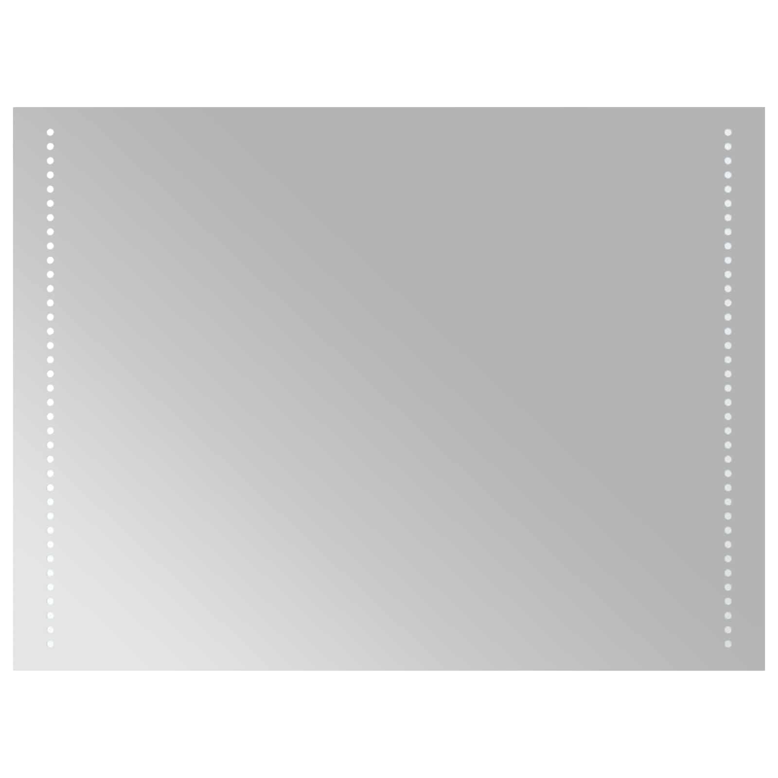 Maison Exclusive - Led-badezimmerspiegel Transparent 80 X 60 Cm G