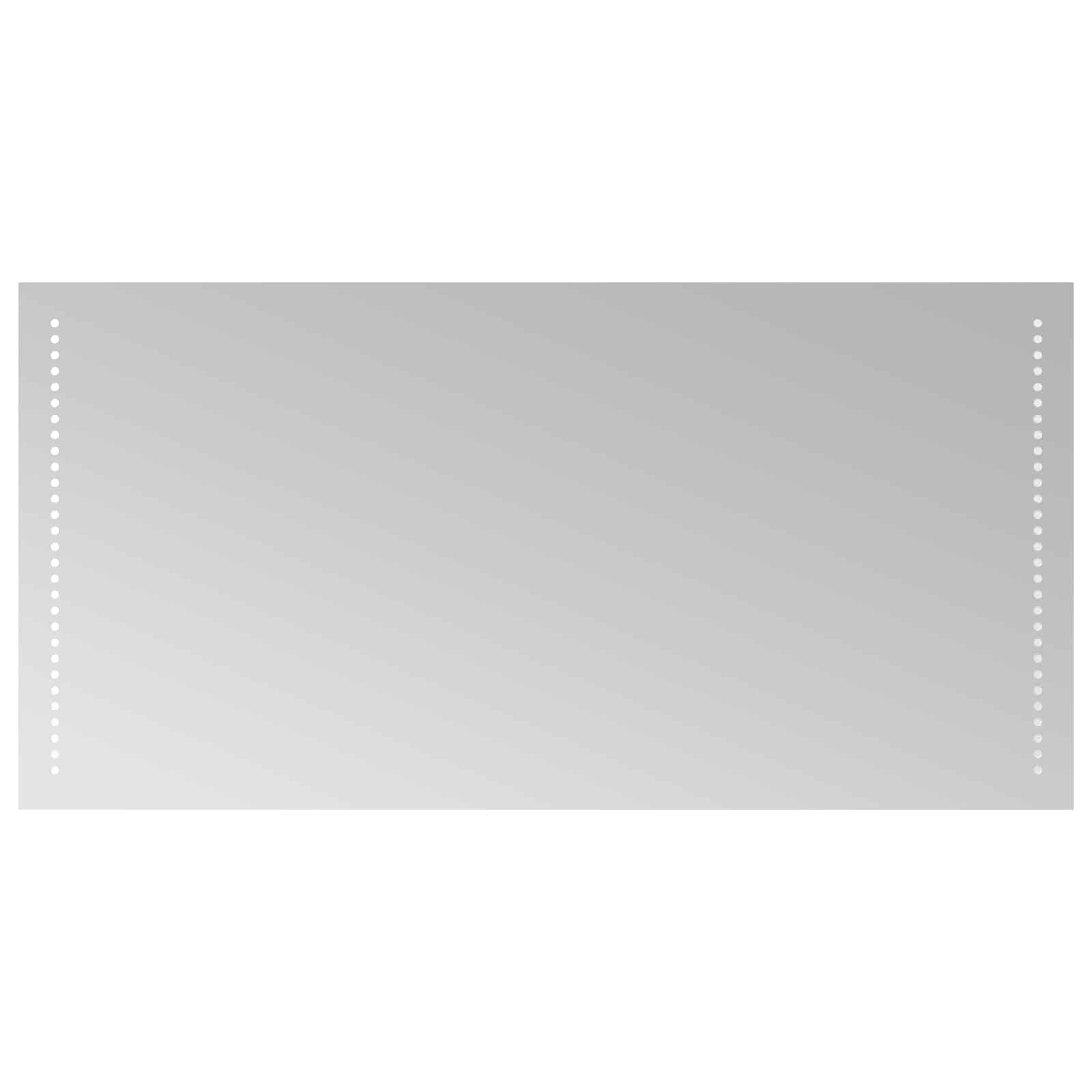 Maison Exclusive - Led-badezimmerspiegel Transparent 100 X 50 Cm