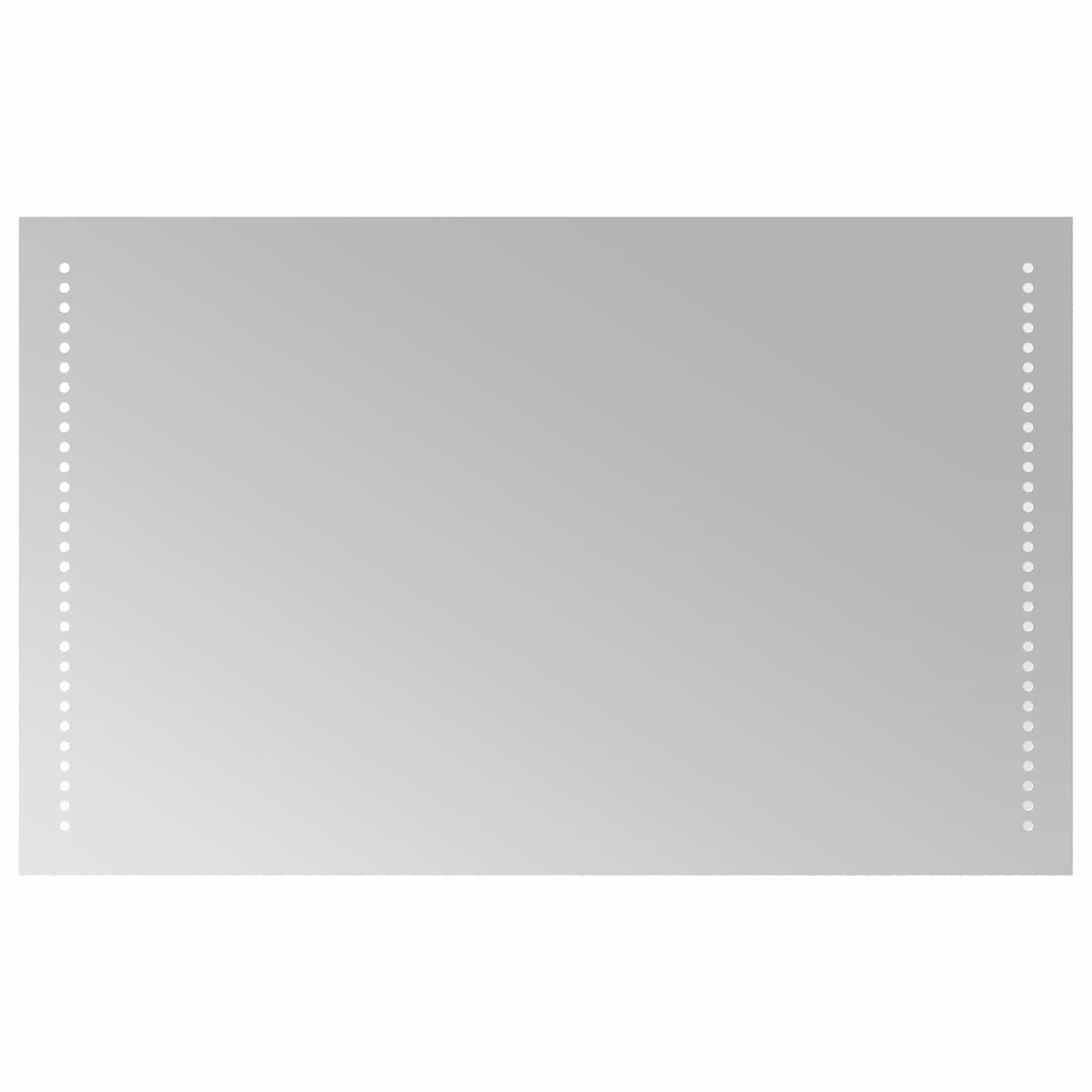Maison Exclusive - Led-badezimmerspiegel Transparent 80 X 50 Cm G