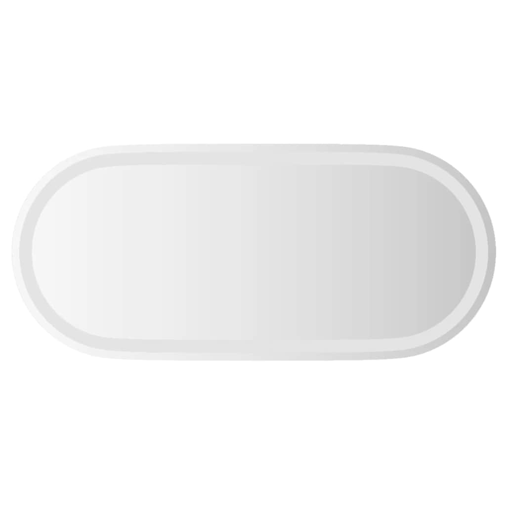 Maison Exclusive - Led-badspiegel 80x35 Cm Oval