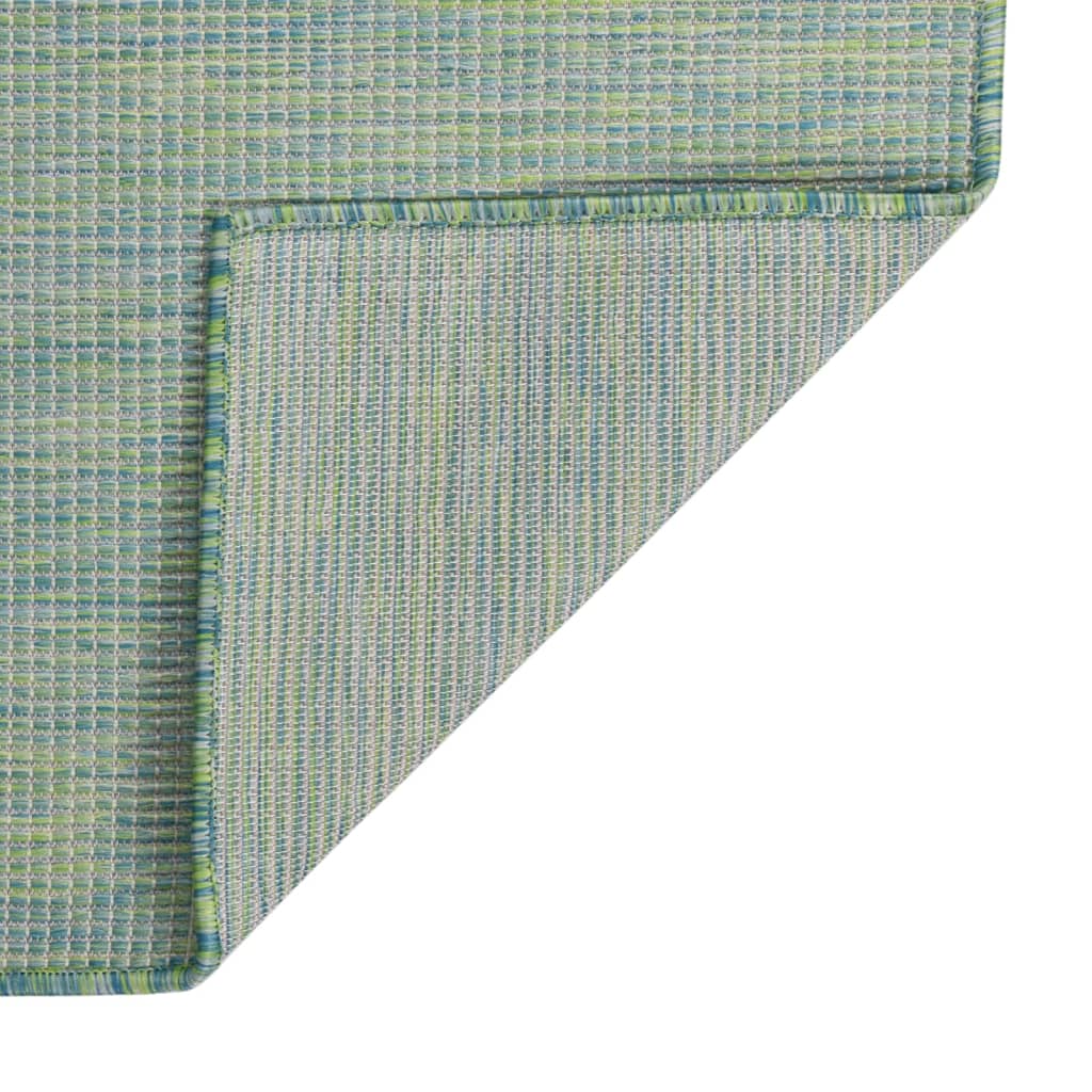 Maison Exclusive - Outdoor-teppich Flachgewebe 120x170 Cm Türkis
