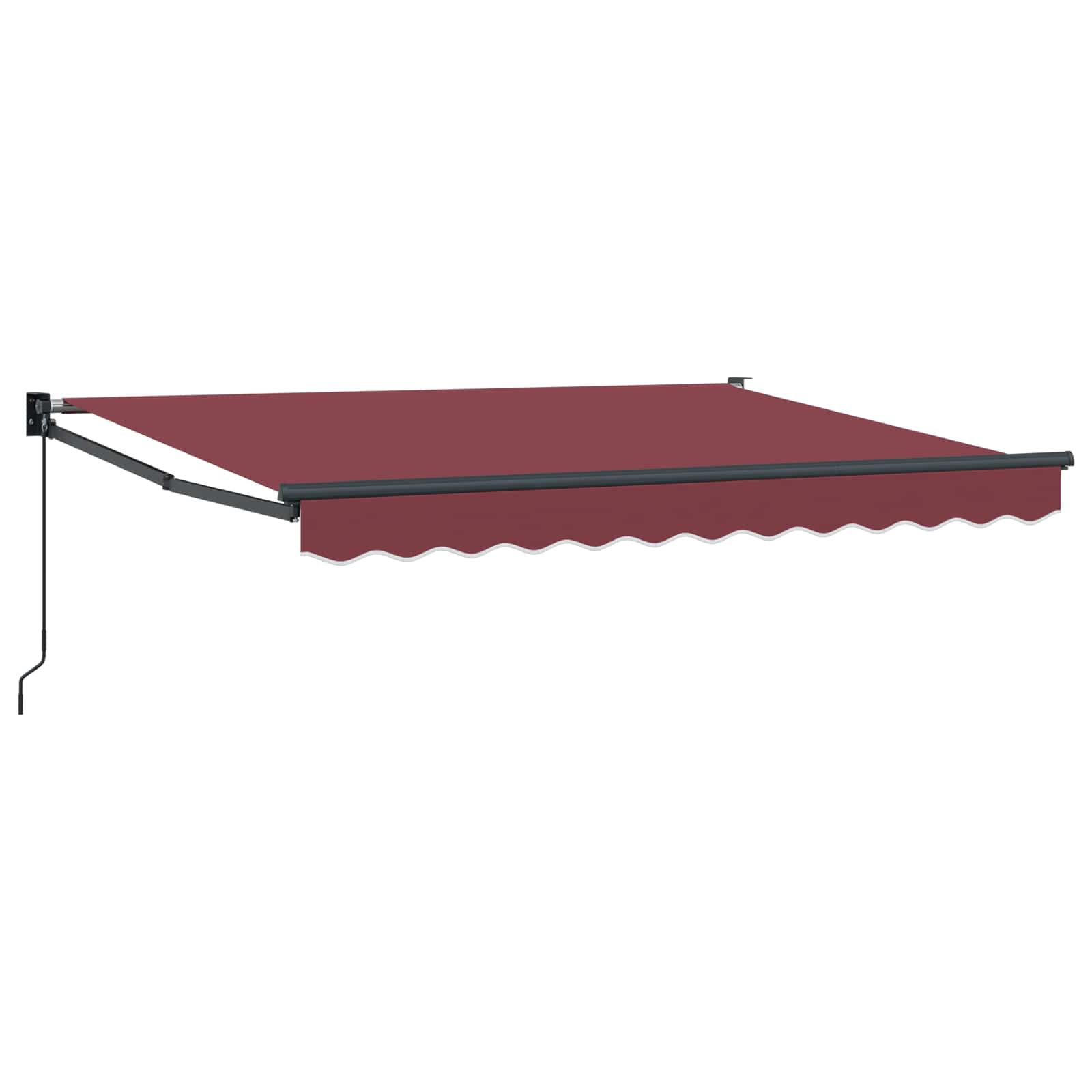 Maison Exclusive - Ausziehbare Markise Bordeauxrot 3 X 2 M