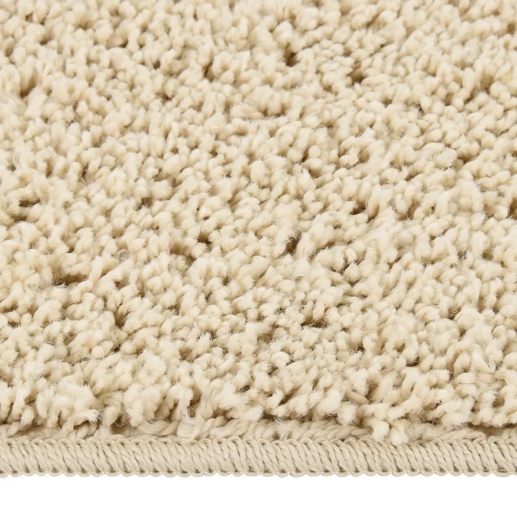 Maison Exclusive - Shaggy-teppich Creme 200x290 Cm Rutschfest