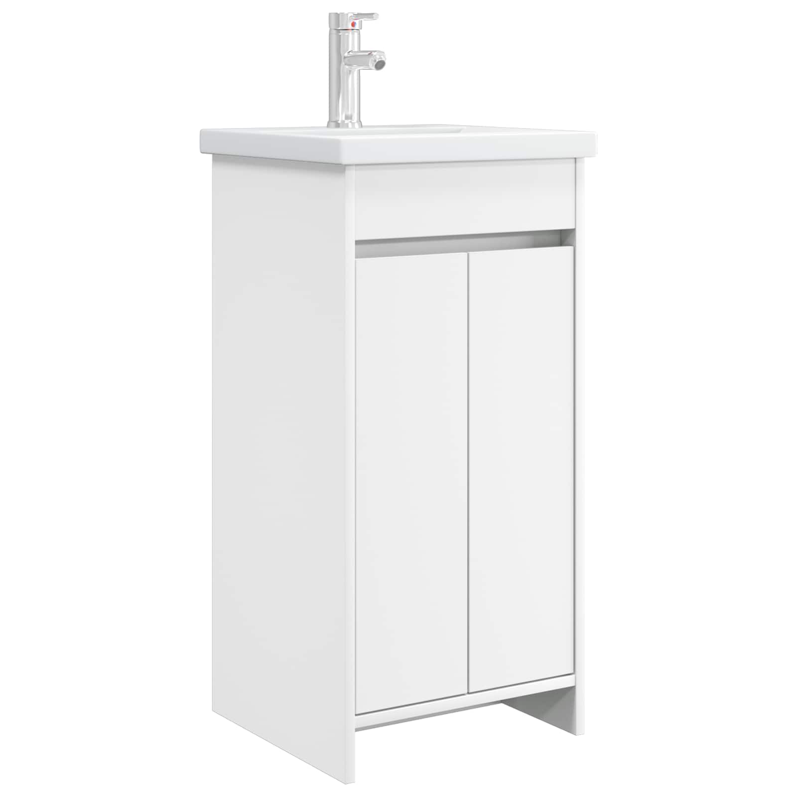 Maison Exclusive - Badezimmerschrank Mit Waschbecken Weiß 42 X 40