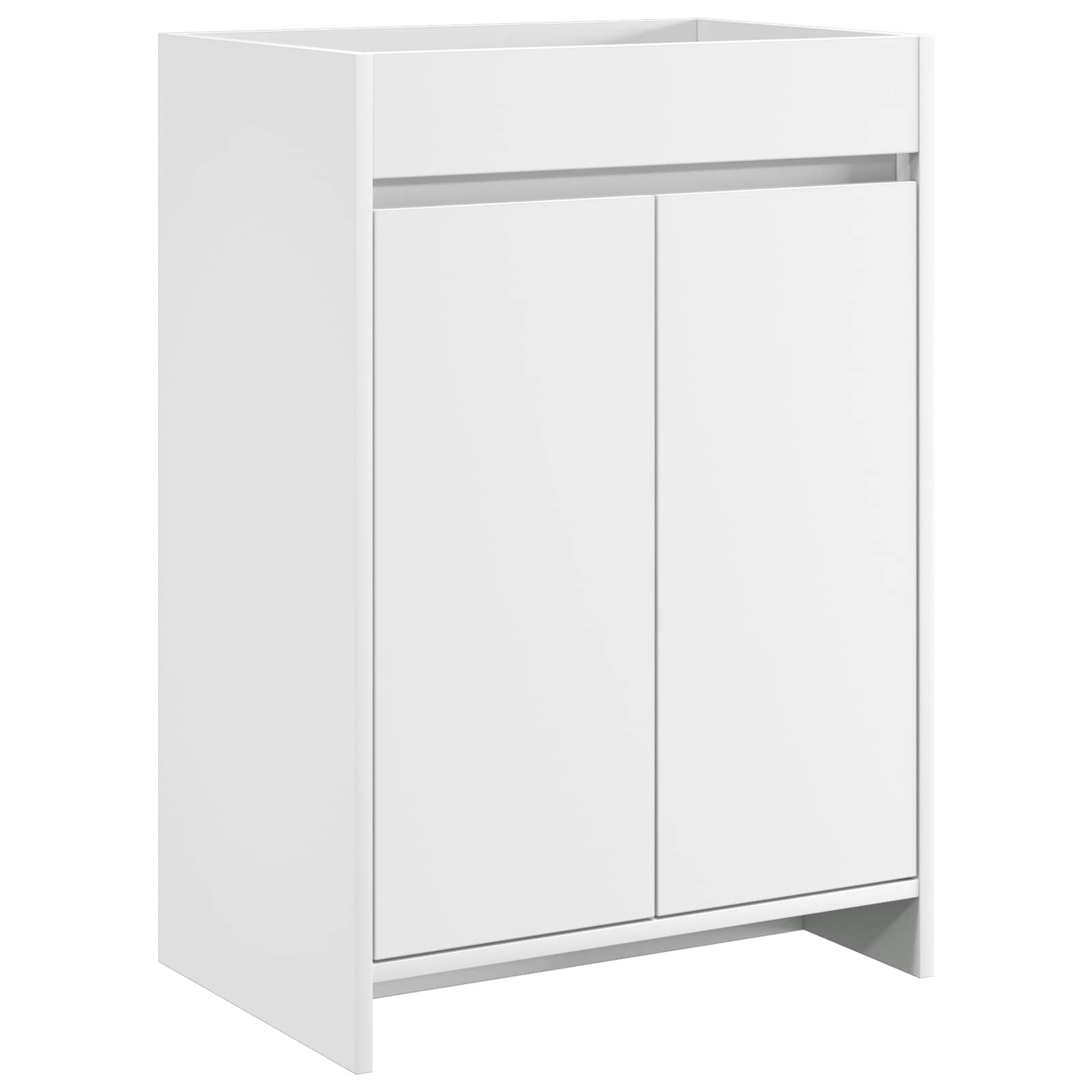 Maison Exclusive - Badunterschrank Weiß 56 X 37,5 X 81 Cm Holzwer