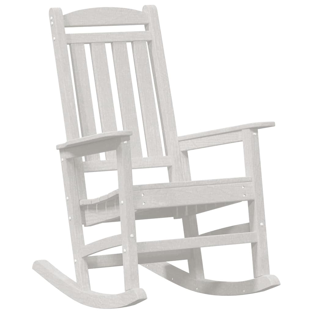 Maison Exclusive - Garten-schaukelstuhl Weiß Hdpe