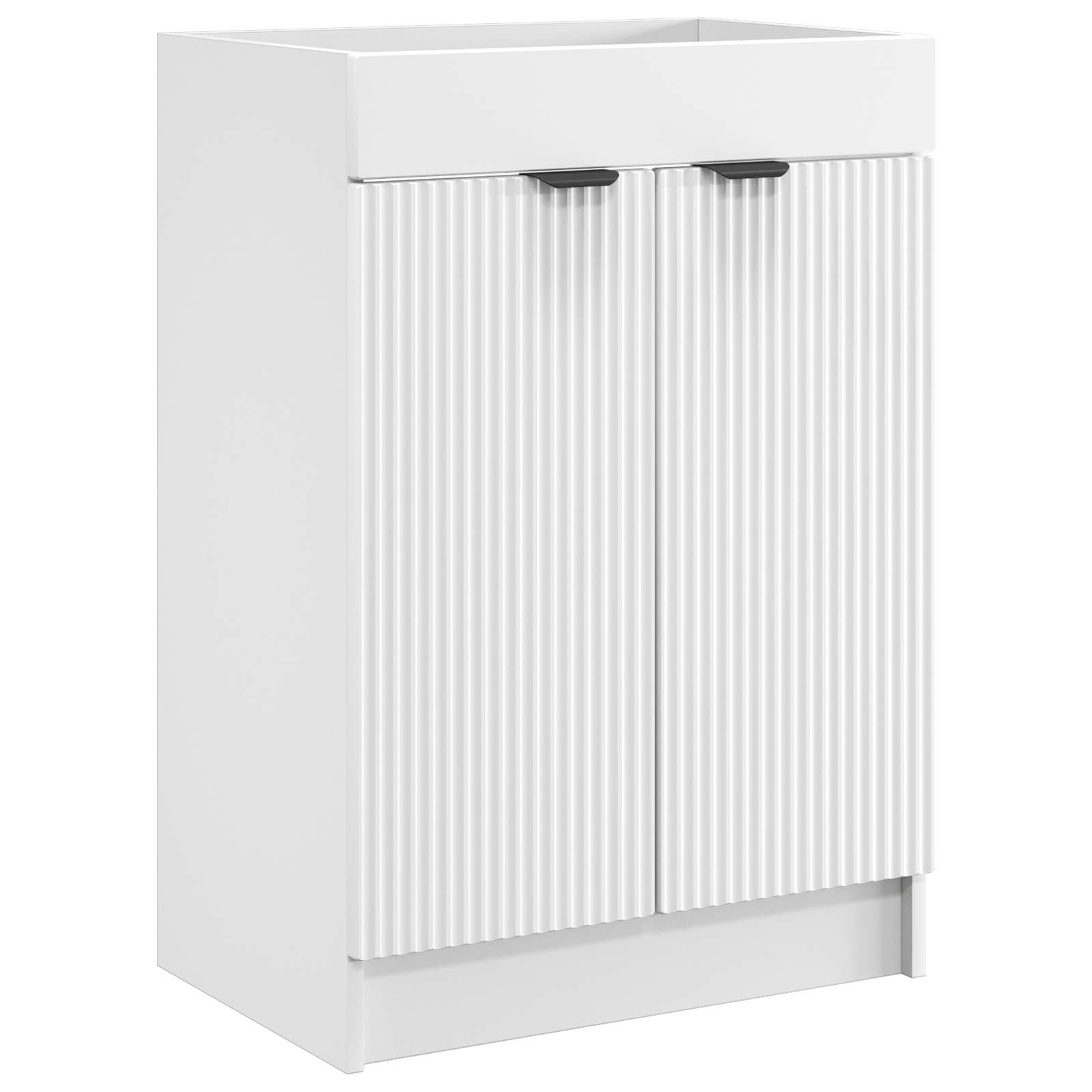 Maison Exclusive - Unter Dem Waschbecken Badschrank Weiß 56 X 37,