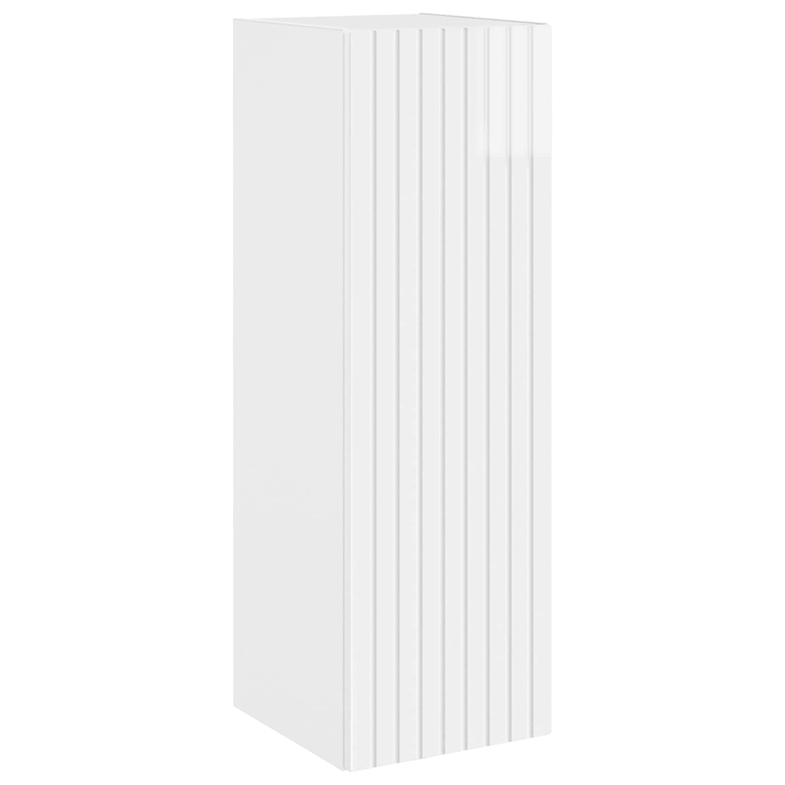 Maison Exclusive - Wandmontierter Badezimmerschrank Hochglanz Wei