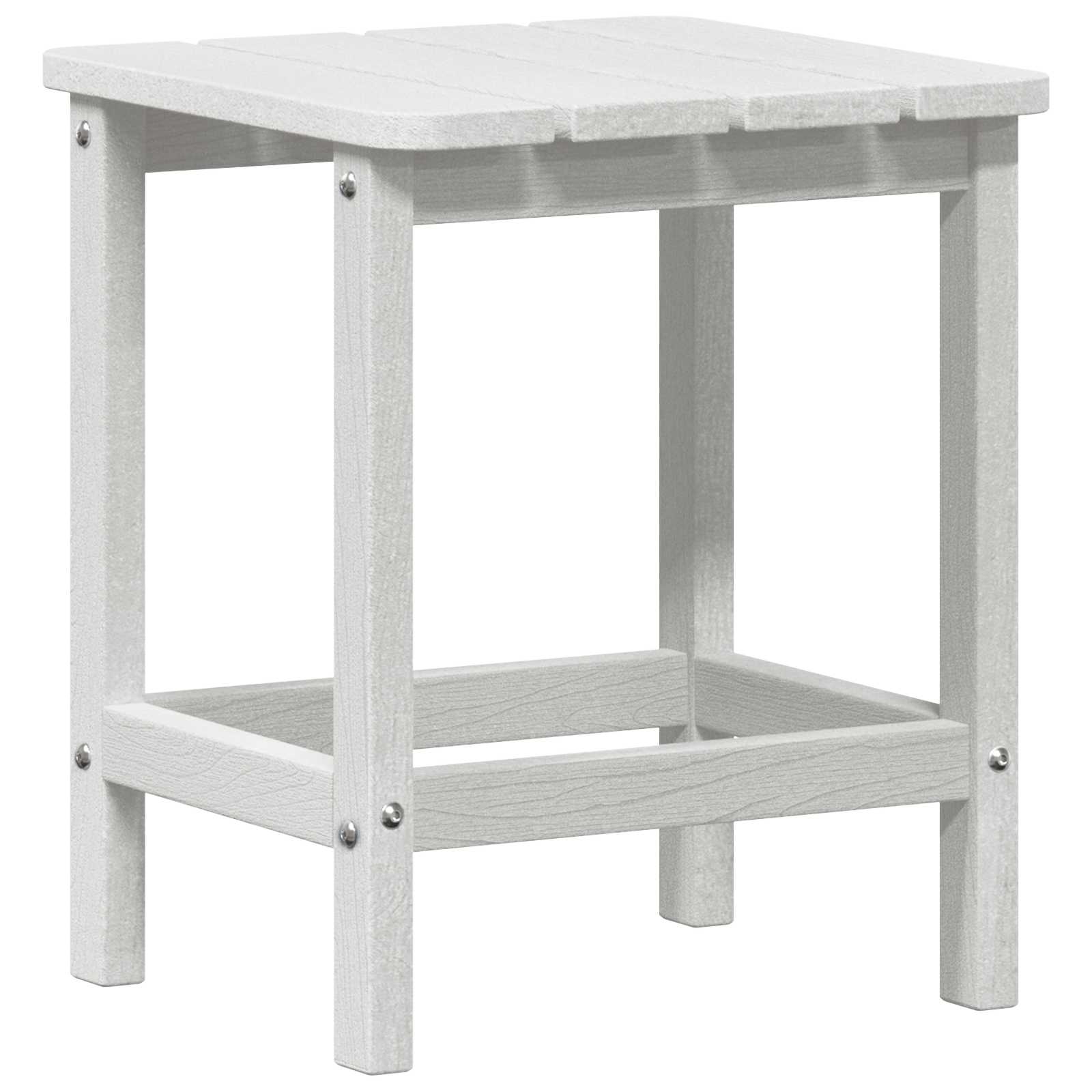 Maison Exclusive - Beistelltisch Weiß 38 X 38 X 46 Cm Polyethylen