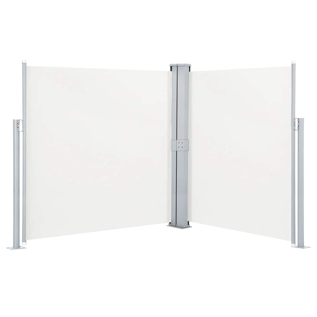 Maison Exclusive - Ausziehbare Seitenmarkise Creme 140 X 600 Cm