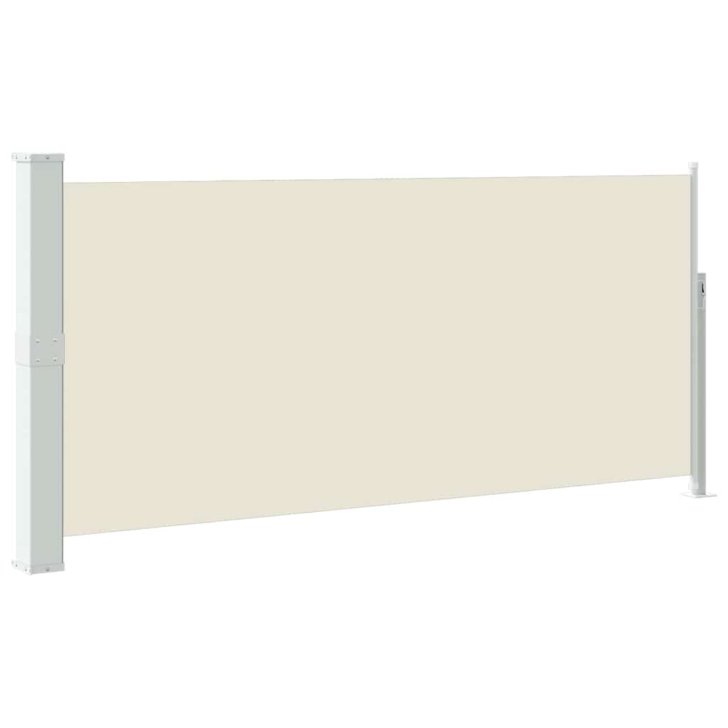 Maison Exclusive - Ausziehbare Seitenmarkise 140x314 Cm Creme