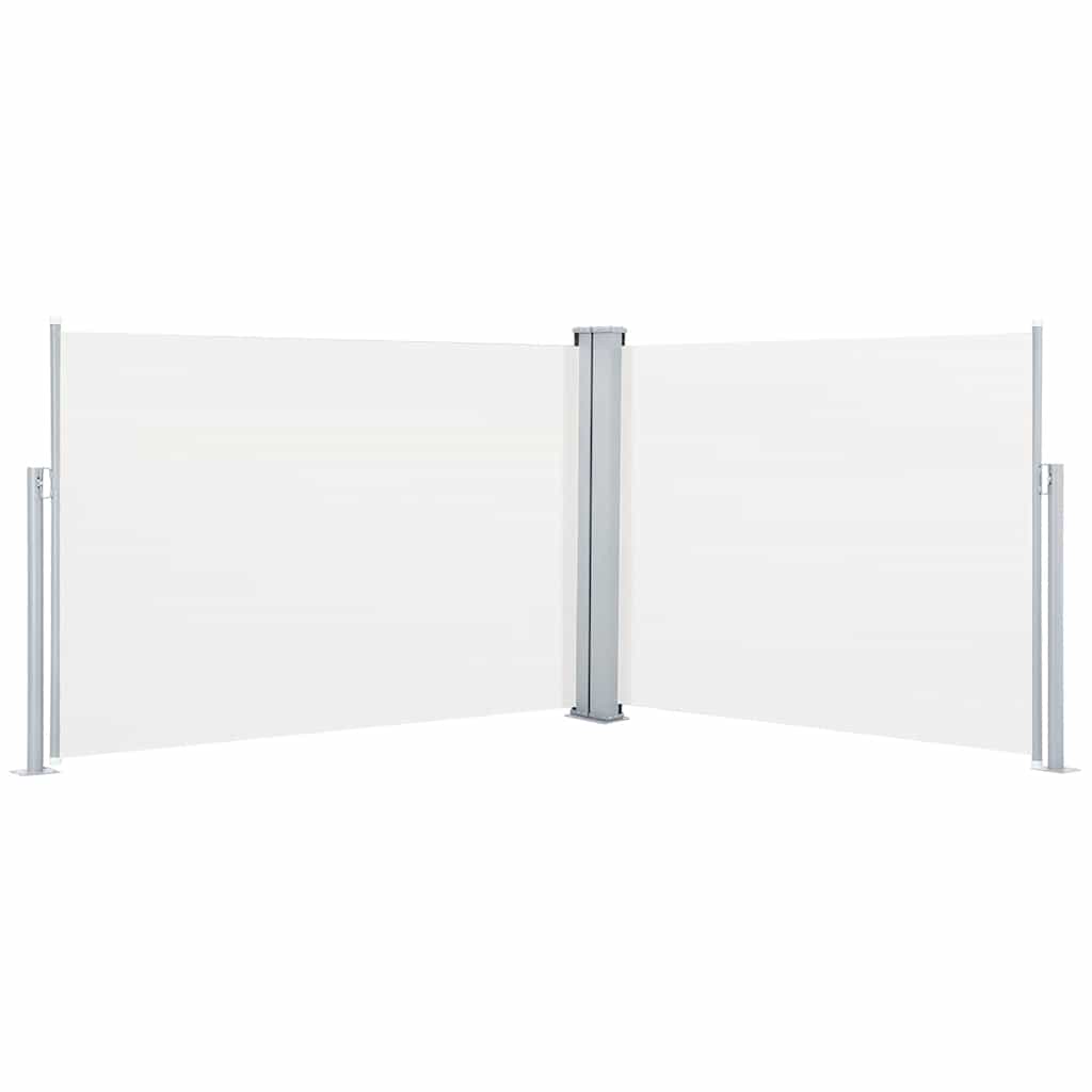 Maison Exclusive - Ausziehbare Seitenmarkise Creme 120 X 1000 Cm