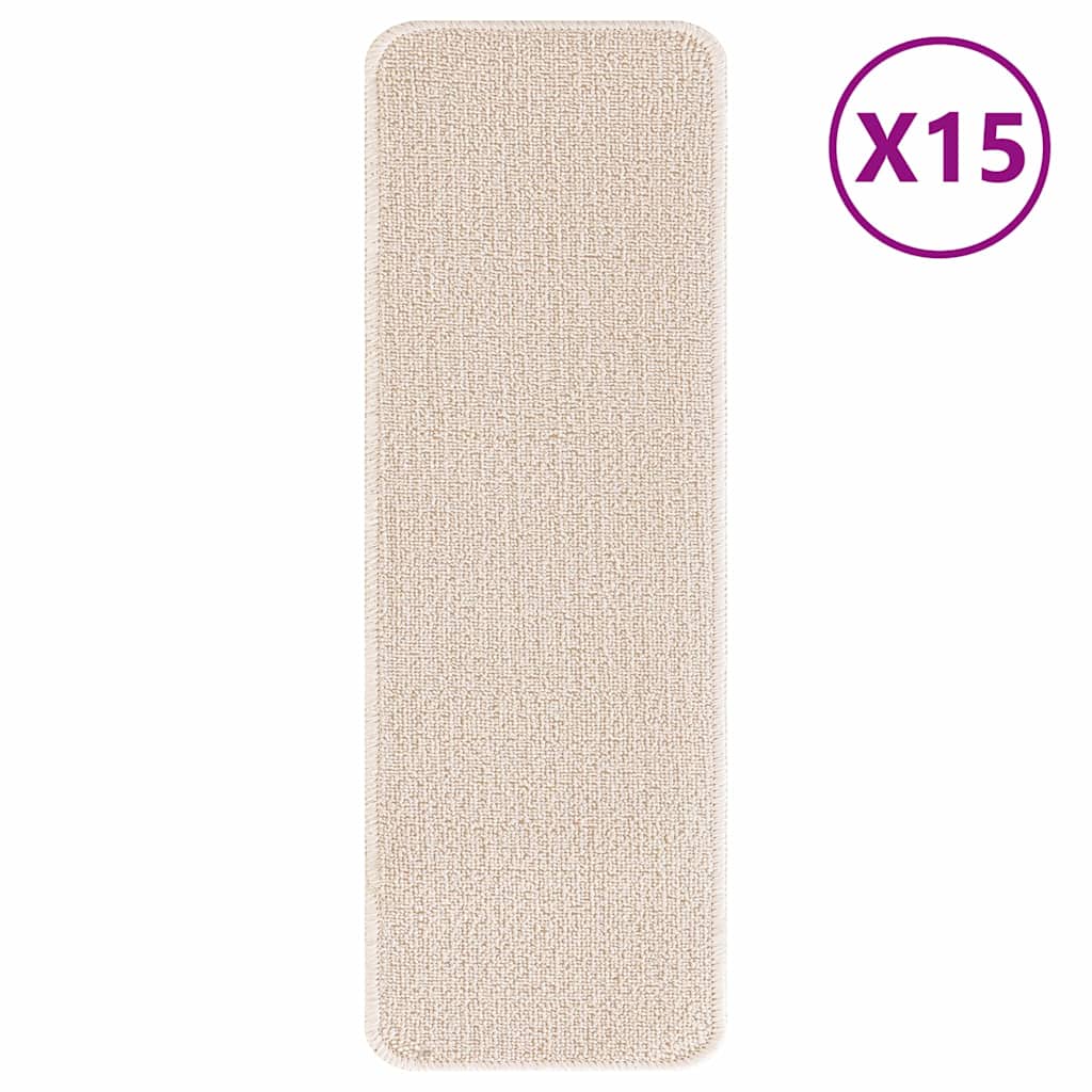 Maison Exclusive - Rutschfeste Treppenmatten 15 Stk. 60 X 25 Cm C