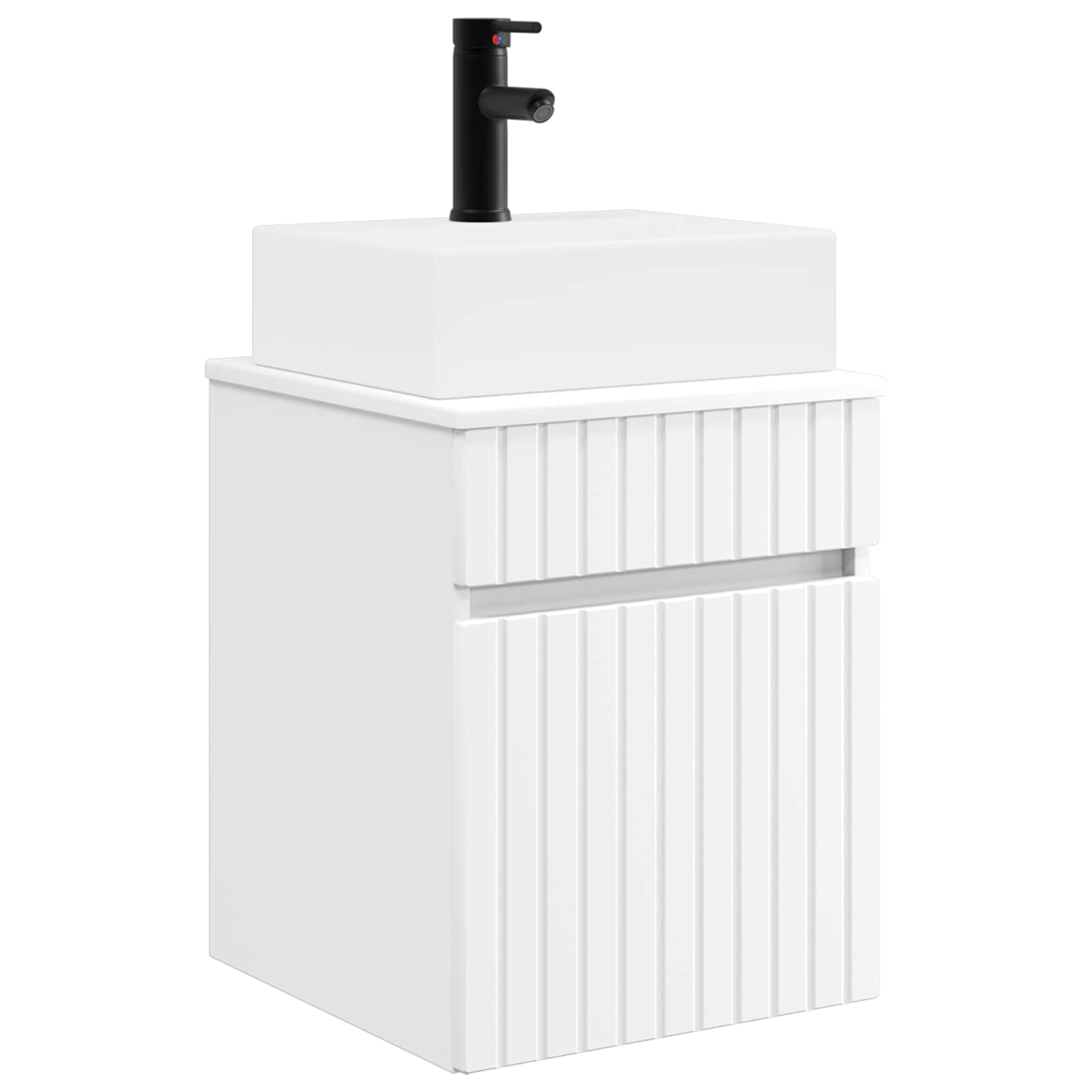 Maison Exclusive - Wandmontierter Waschbecken Vanity Weiß 39 X 41