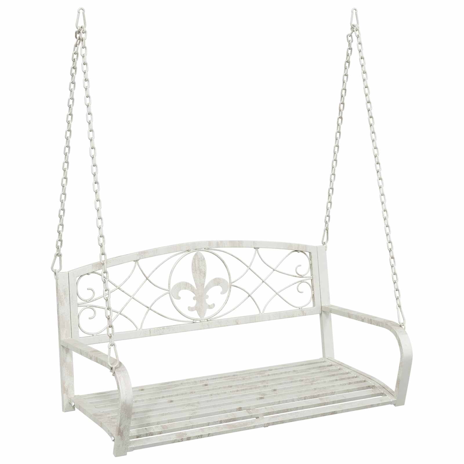 Maison Exclusive - Schaukelbank Stahl 110,5 X 59 X 55 Cm Antik We