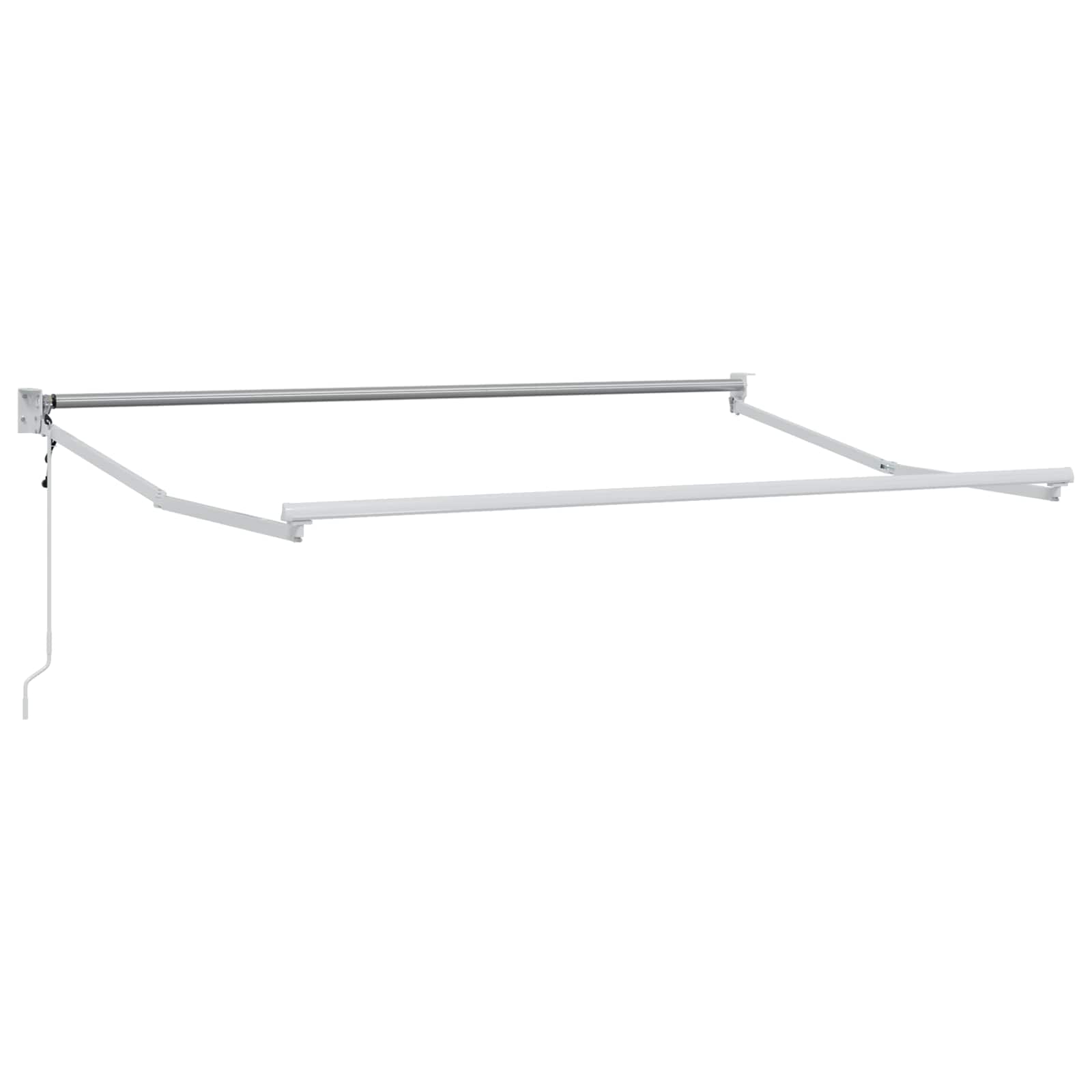 Maison Exclusive - Elektrisches Markisenrahmen Weiß 3,5 X 2 M Alu