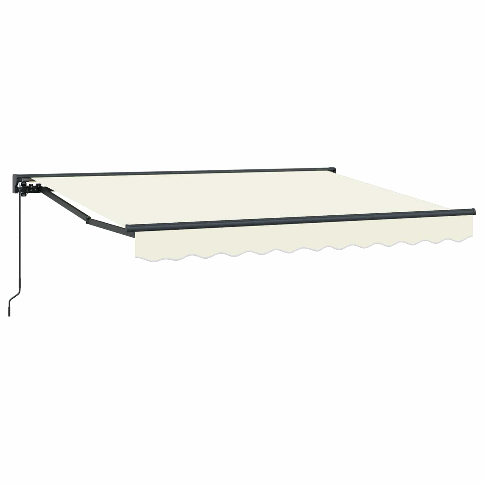 Maison Exclusive - Manuell Einziehbare Markise Creme 3,5 X 2 M