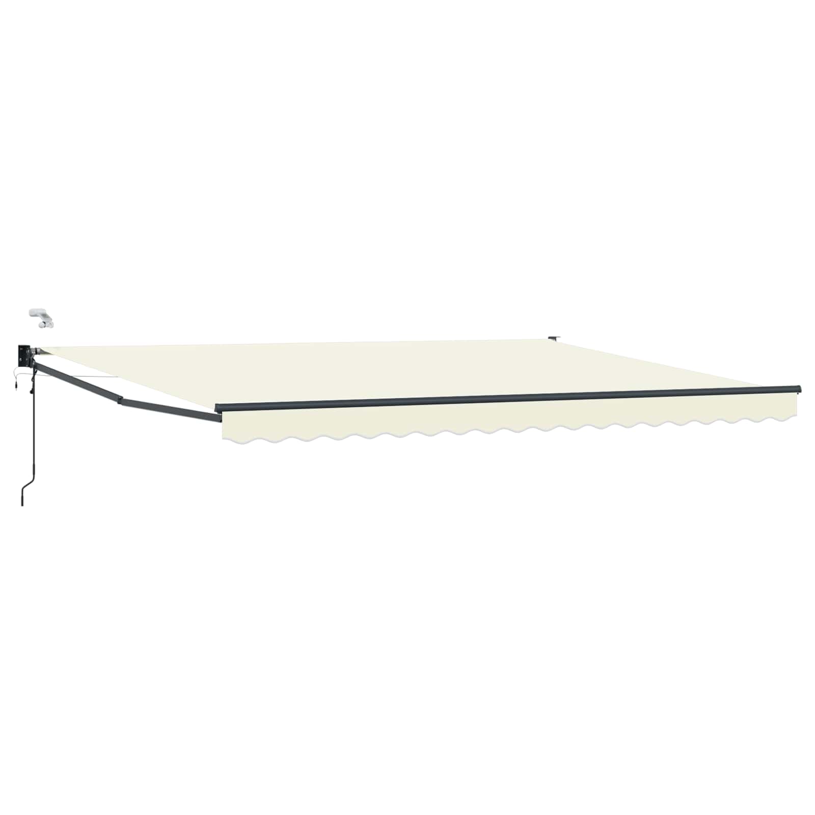 Maison Exclusive - Elektrische Ausziehbare Markise Creme 4 X 3 M