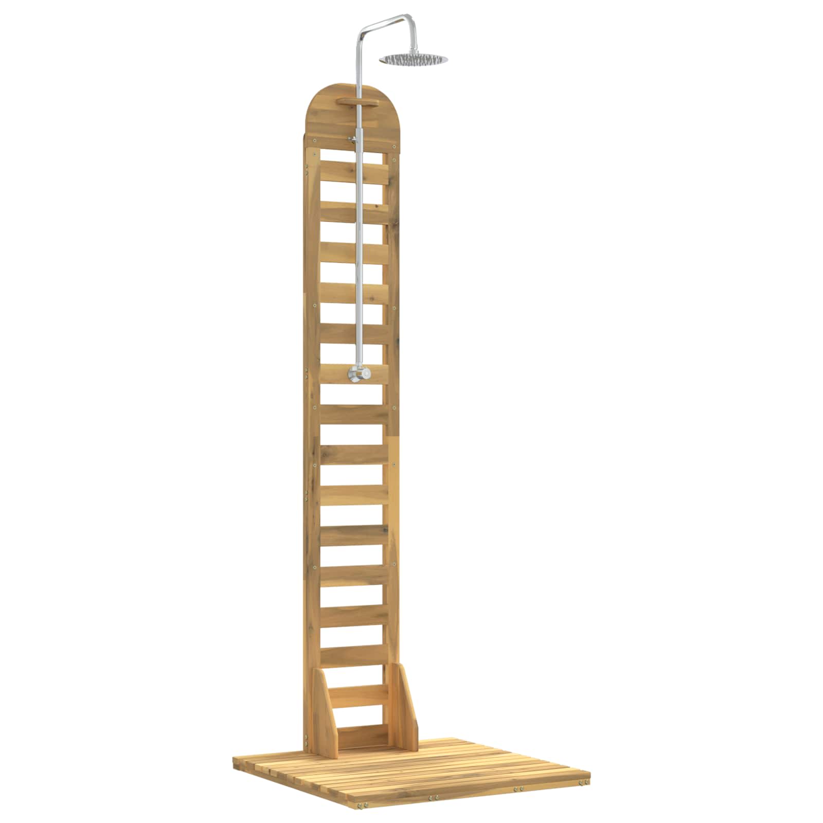 Maison Exclusive - Gartendusche 225 Cm Massives Akazienholz Und E
