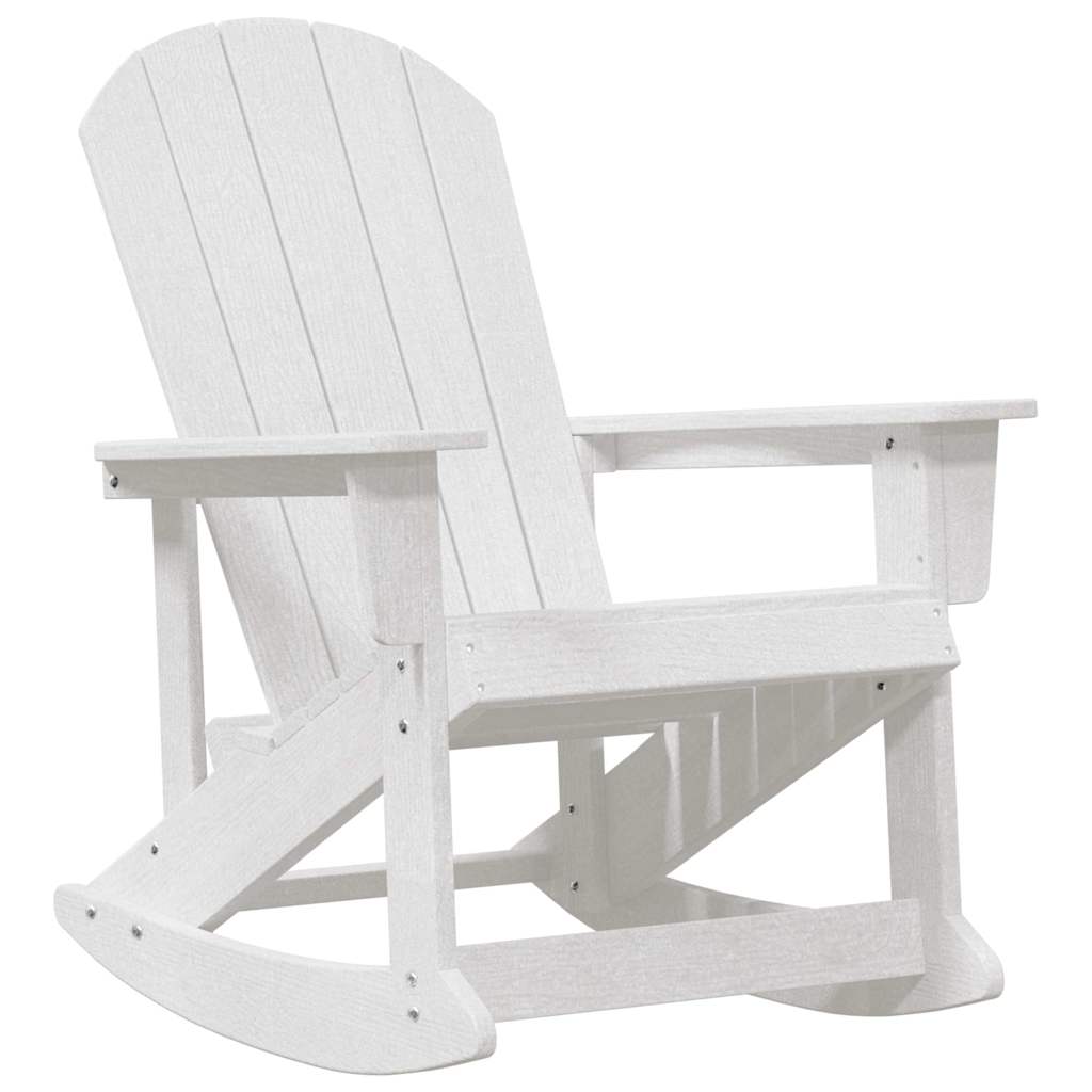 Maison Exclusive - Adirondack-schaukelstuhl Weiß Hdpe
