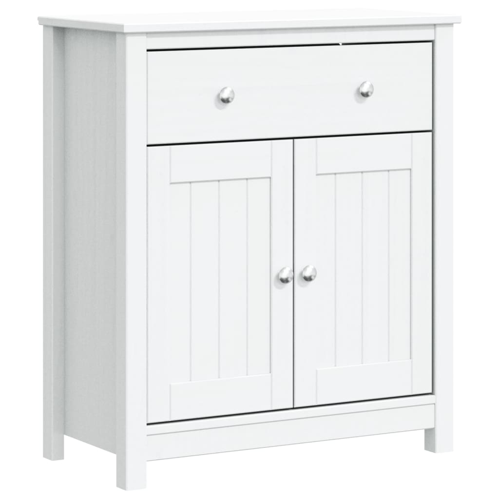 Maison Exclusive - Badschrank Berg Weiß 69,5x34x80 Cm Massivholz