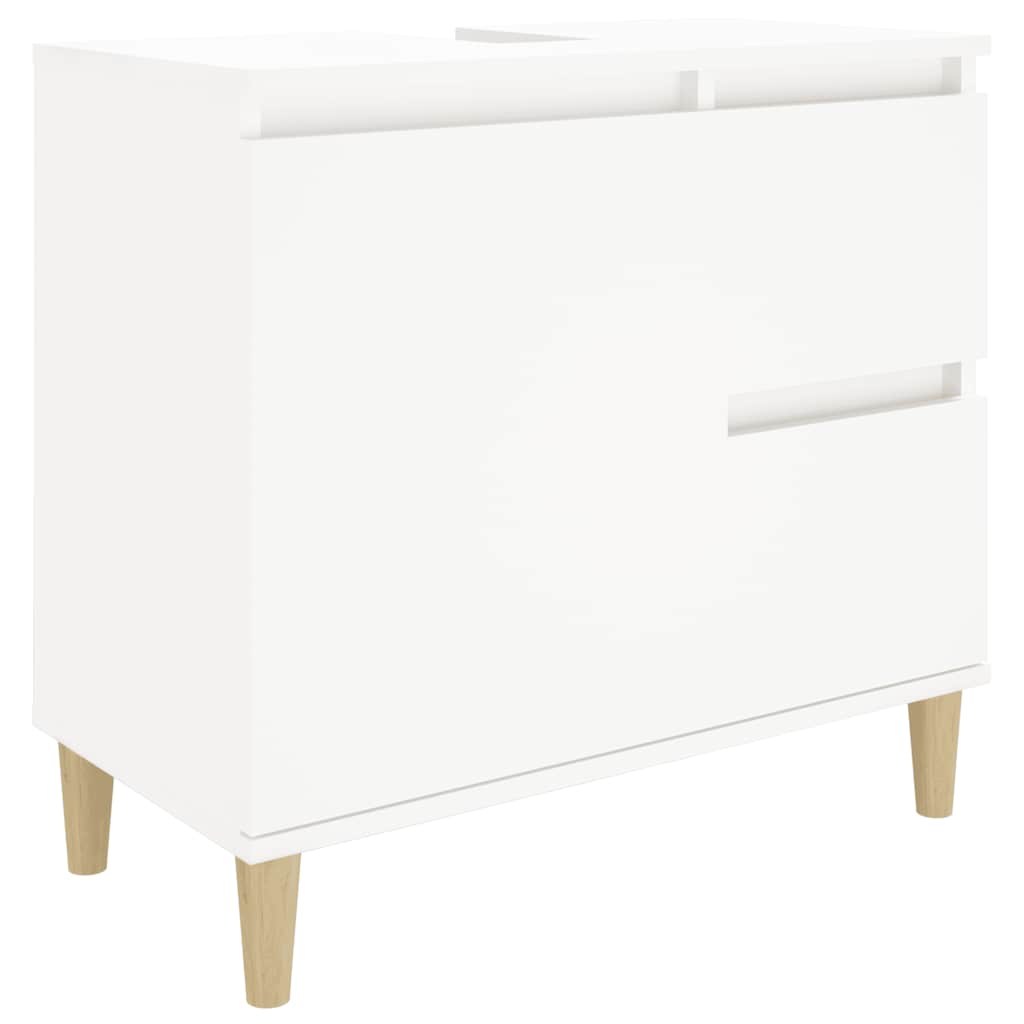 Maison Exclusive - Badschrank Weiß 65x33x60 Cm Holzwerkstoff