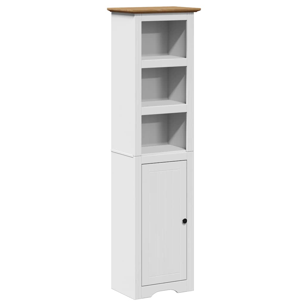 Maison Exclusive - Badschrank Bodo Weiß Und Braun 44x30x160 Cm