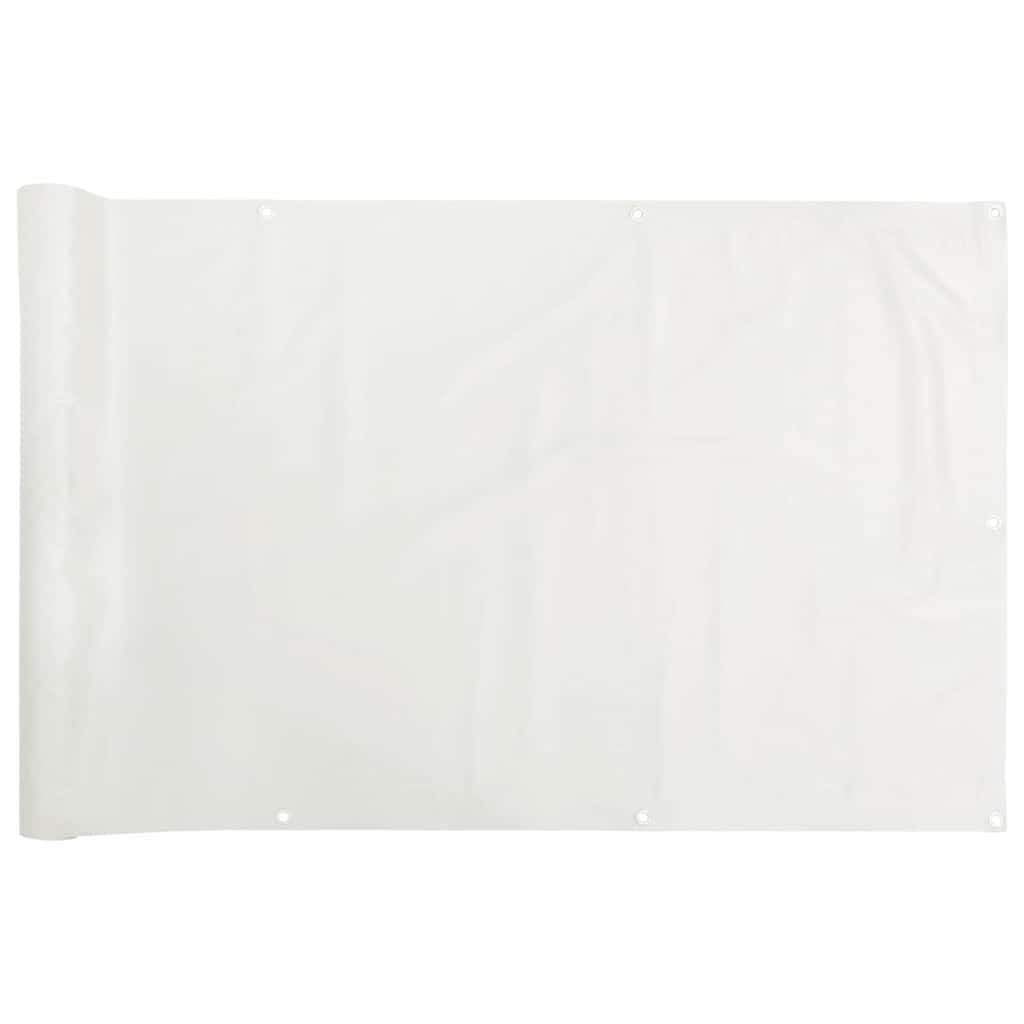 Maison Exclusive - Balkon-sichtschutz Weiß 800x120 Cm Pvc