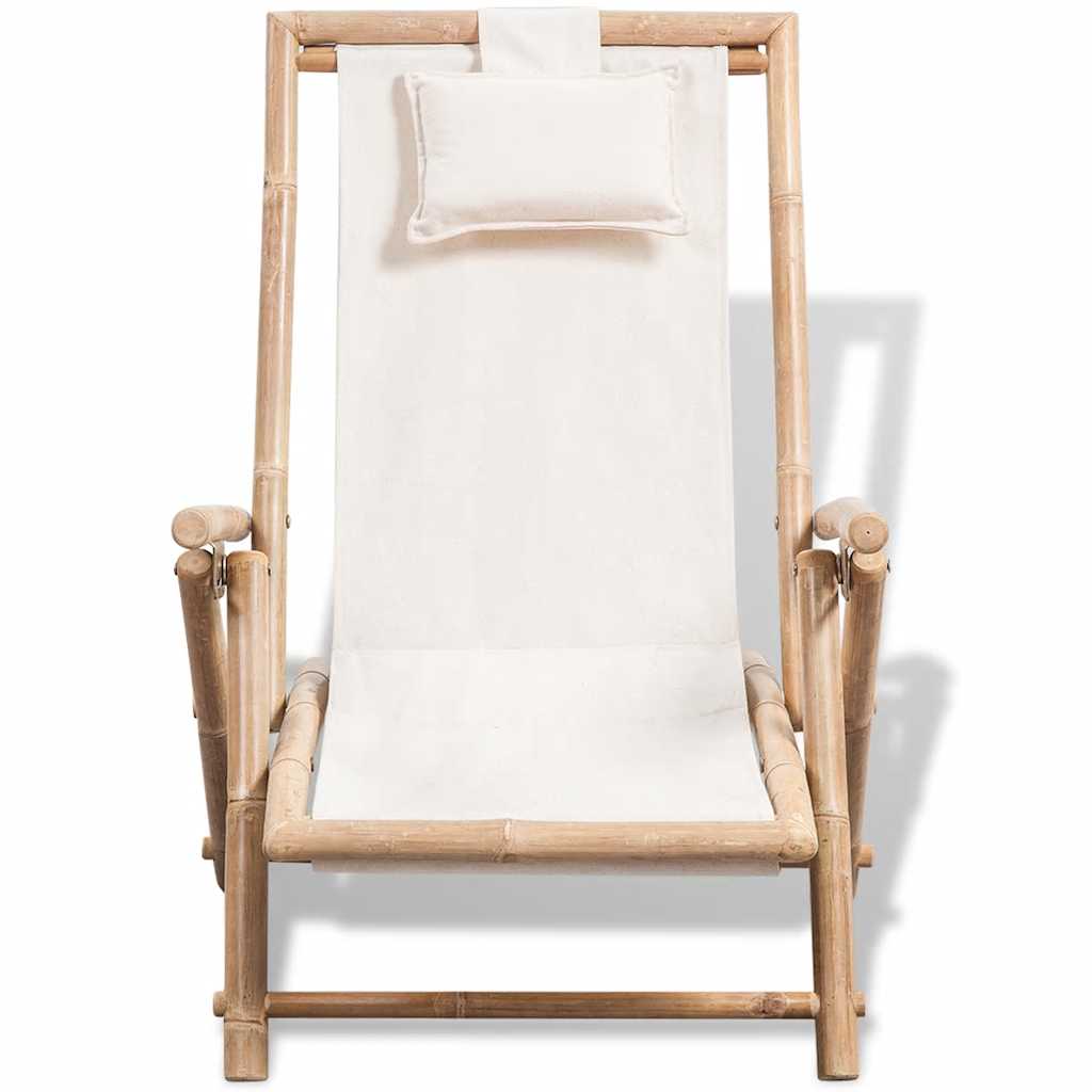 Maison Exclusive - Liegestuhl Bambus
